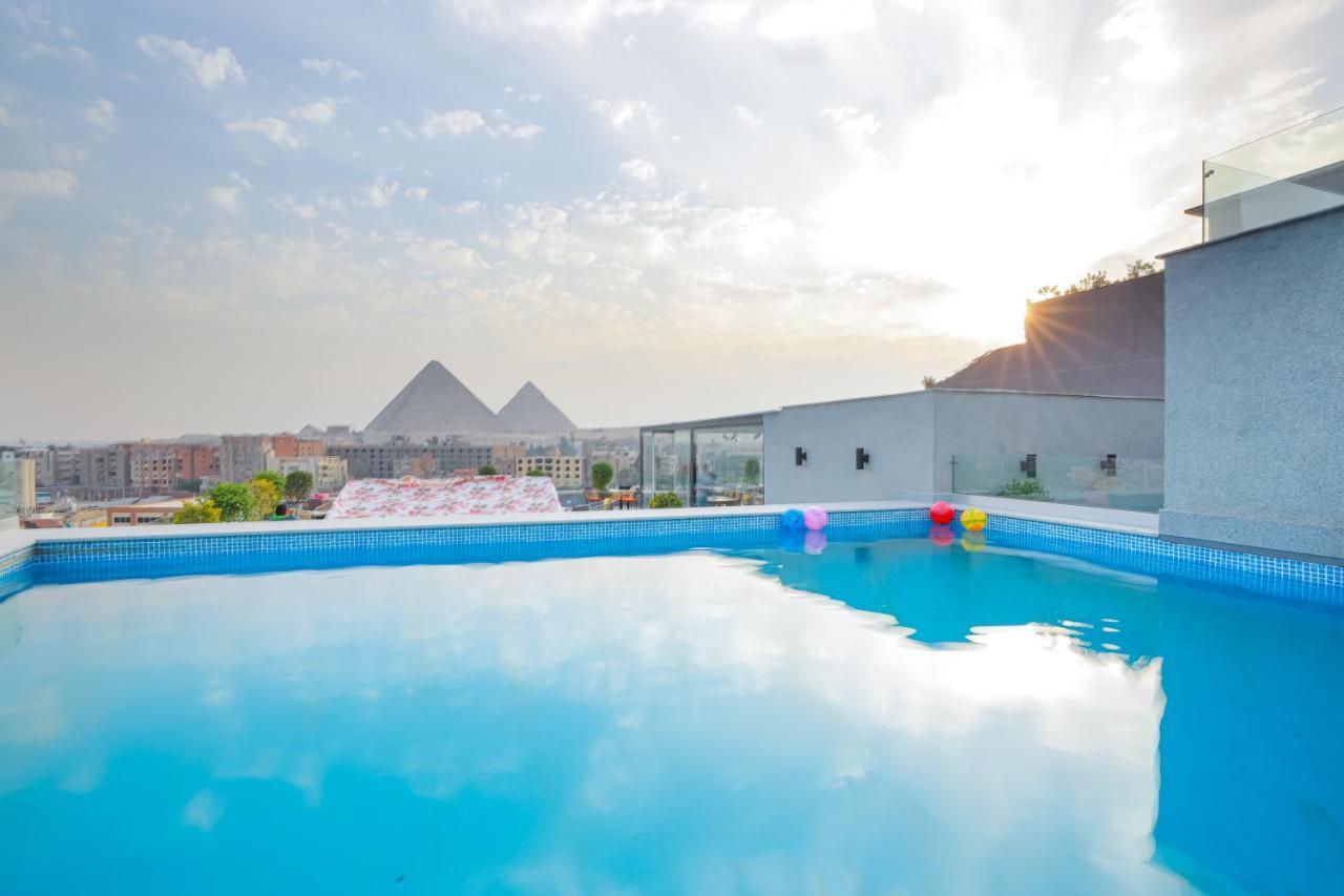 Pyramid Front Hotel Al Kawm al Akhdar Bagian luar foto